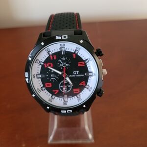 Brand New Black and Red GT Grand Touring Men's Watch
